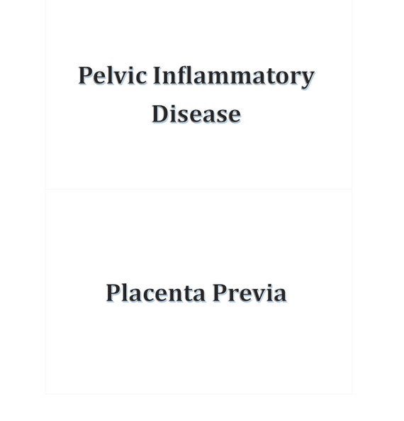 Obgyn Flashcards With Descriptions And Treatments Etsy Obgyn Flashcards With Descriptions And Treatments Etsy