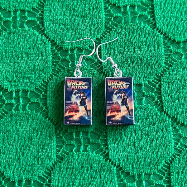 Back to the Future VHS Earrings