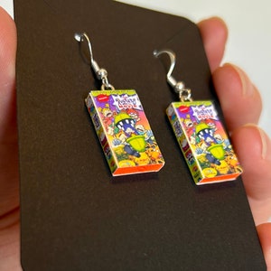 Nostalgic, customizable, handmade, VHS movie earrings image 3