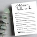 Printable Bridal Shower Game Templates 4 - Etsy
