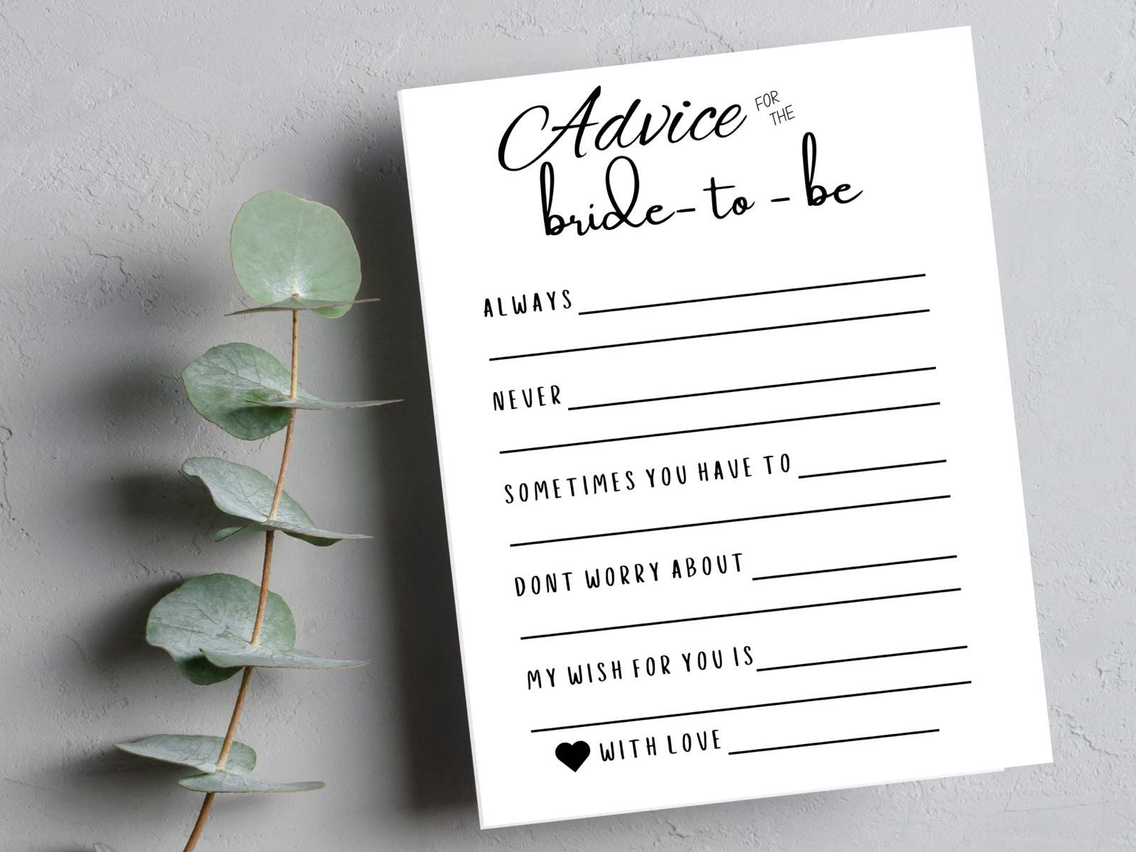 Printable Bridal Shower Game Templates (4) Etsy