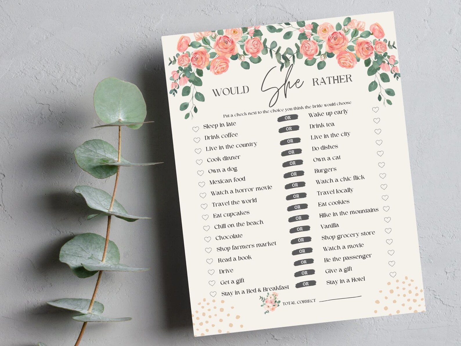 Printable Bridal Shower Game Templates (4) Etsy