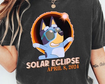 Solar Eclipse Blue Dog png, Cartoon Eclipse png, Total Solar Eclipse 2024 png, Funny Eclipse Shirt, Path of Totality png, Hello Darkness png