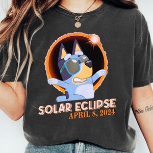 Solar Eclipse Blue Dog png, Cartoon Eclipse png, Total Solar Eclipse 2024 png, Funny Eclipse Shirt, Path of Totality png, Hello Darkness png