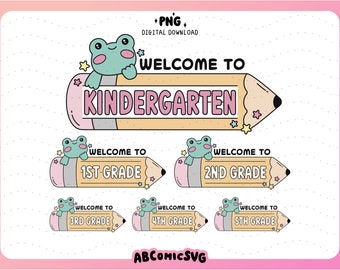 Back To School Bundle PNG, Teacher PNG Designs, Grade Level PNG, Cute Trendy Designs for Stickers, Tshirts, Pins, Bookmarks, Badge Reels