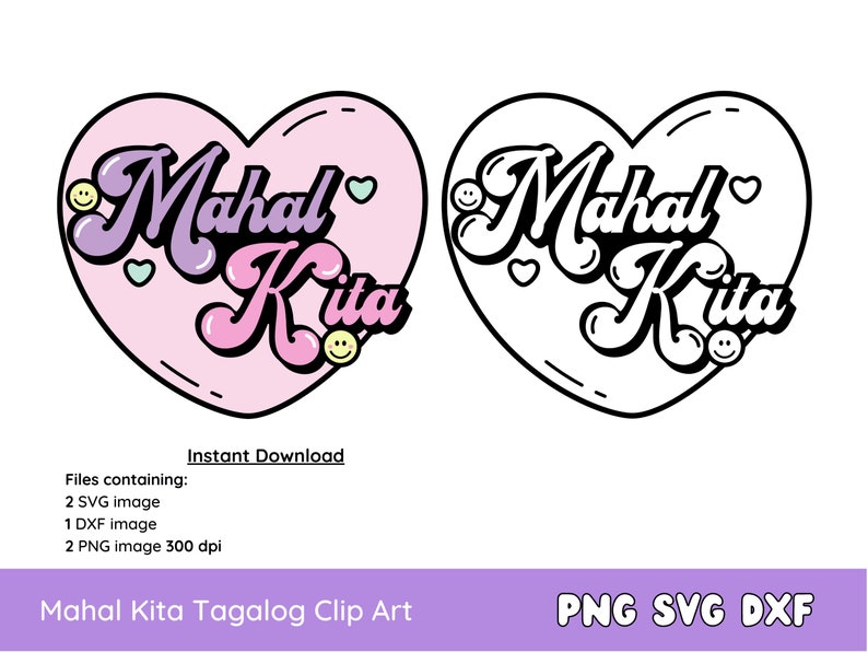 Mahal Lettering Tagalog Design Mahal Kita Svg, Tagalog Filipino Words, Filipino Philippines PNG SVG ...