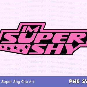 Kpop SVG PNG Super Tímido Introvertido Antisocial Socialmente Incómodo Lindos diseños SVG para pegatinas, camisetas, bolsos, tazas, uso comercial
