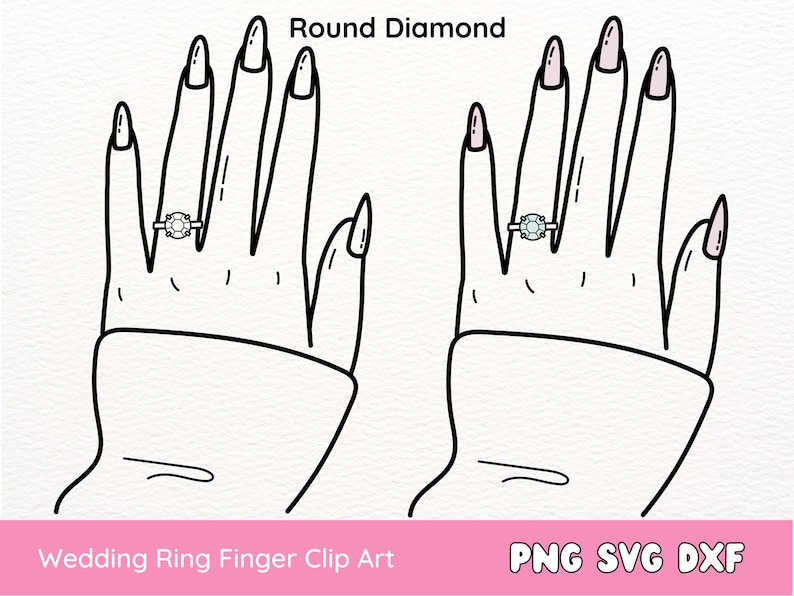 Wedding Ring Finger Clipart Engaged Svg Future Mrs Svg Etsy