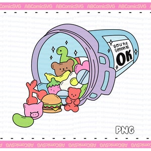 Você vai ficar bem PNG, Saúde Mental Png, Happy Pills Png, lindos designs modernos para adesivos, camisetas, canecas, sacolas, uso comercial