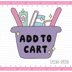 カートに追加 SVG PNG、かわいい本好きの SVG、読書家、愛書家、ステッカー、ピン、T シャツ、スウェットシャツ、トートバッグ、マグカップ用のかわいいトレンディなデザイン