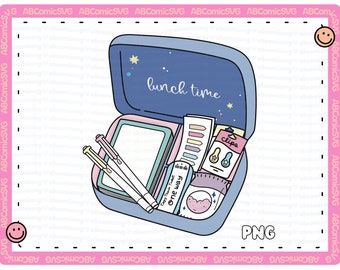 Bookish Bento Box PNG, Funny Bookish PNG, Bibliophile PNG, Cute Trendy Designs for Stickers, Pins, Bookmarks, Tshirts, Sweatshirts, Totes