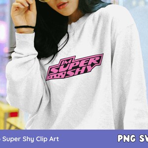 Kpop SVG PNG Super Shy Introvert Antisocial Socially Awkward Cute SVG Designs for Stickers, T Shirts, Totes, Mugs, Commercial Use image 5