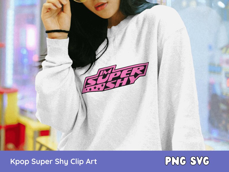 Kpop SVG PNG Super Shy Introvert Antisocial Socially Awkward Cute SVG Designs for Stickers, T Shirts, Totes, Mugs, Commercial Use image 5