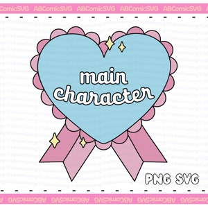 Personagem principal SVG PNG, Bookish SVG, Bibliophile Svg, Book Lover, lindos designs modernos para adesivos, broches, carretéis de crachás, camisetas, sacolas, canecas