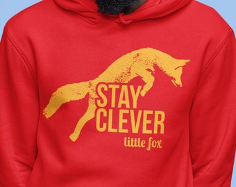 Fox Graphic Hoodie: Unisex Cotton-Blend Sweatshirt