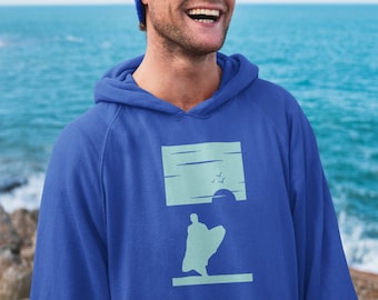 Surfer Sunset Beach Hoodie: Stay Warm and Stylish on the Beach, Surfer Gifts, Surf Lovers, Surf Apparel, Ocean Vibes, Surf Waves Sunset