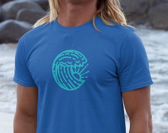 Wave Sun Graphic T-Shirt: Beach Lover Gift