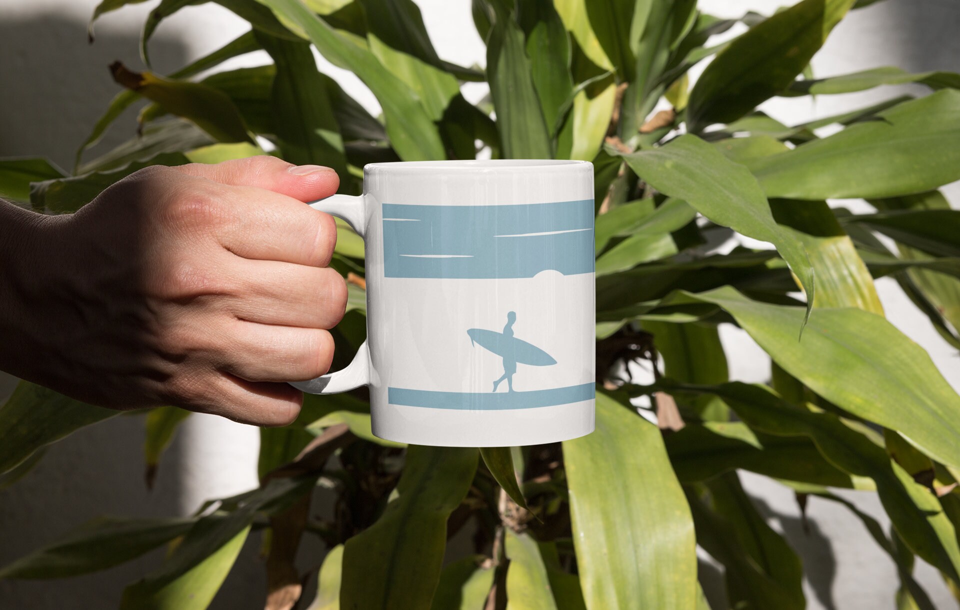 Discover Surf Mug Gift for Surfersサーフィン愛好者カップマグカップ 約350ml素晴らしい夏休み