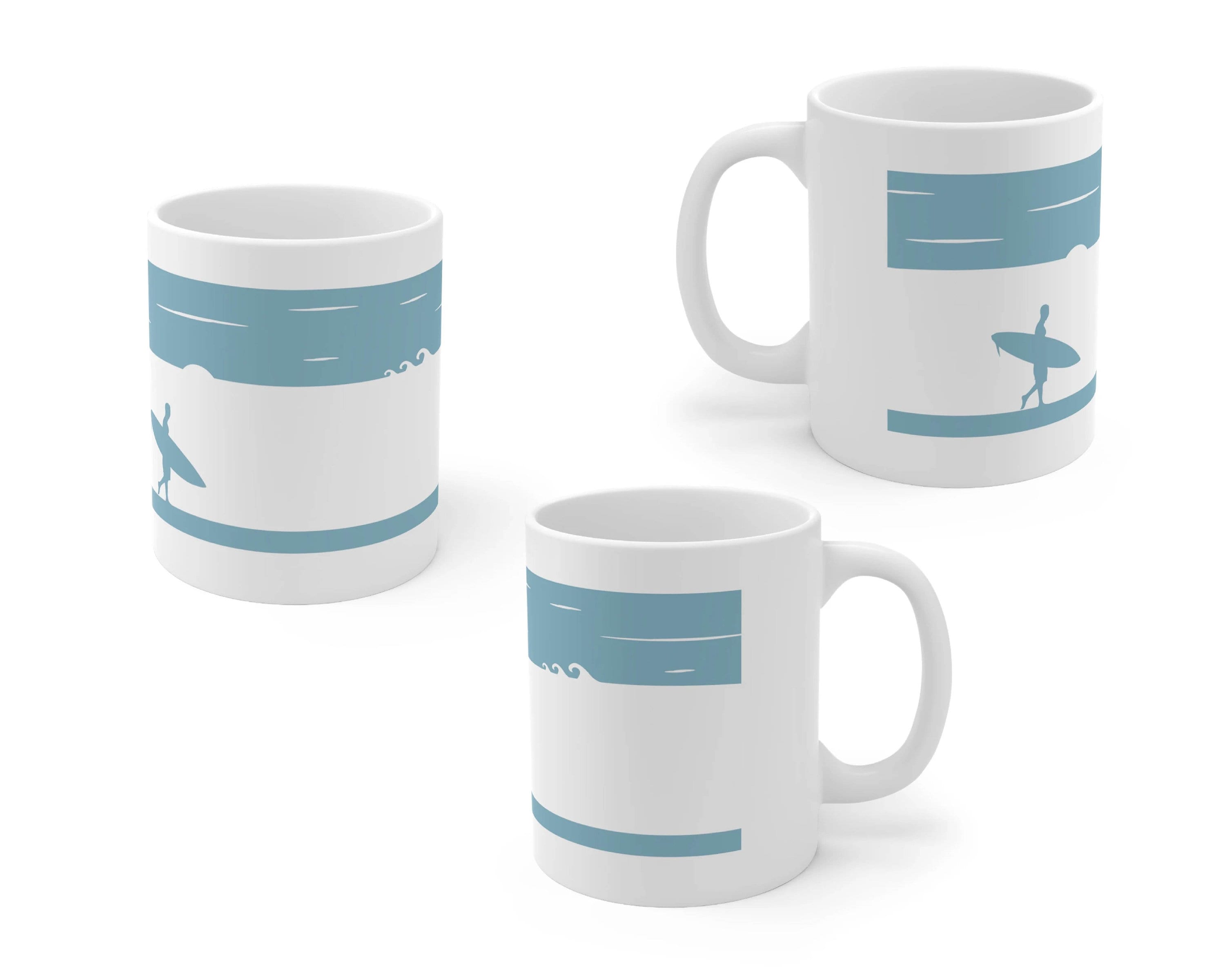 Discover Surf Mug Gift for Surfersサーフィン愛好者カップマグカップ 約350ml素晴らしい夏休み