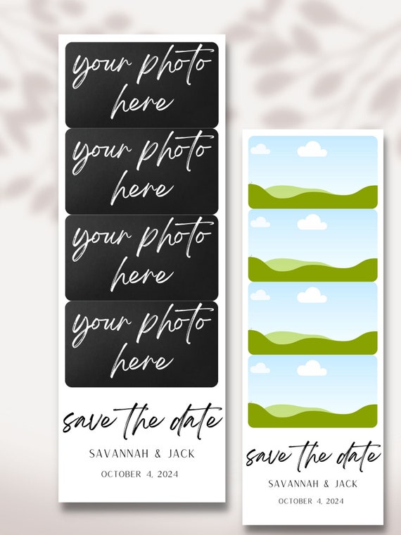 photo-booth-save-the-date-template-photobooth-save-the-date-etsy
