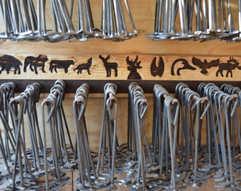 Branding Iron 2&quot; Individual Steak Brands Grill Gift 2&quot; Dad Gift for Him Brand Ceremony Gift Christmas Gift Grilling Gift