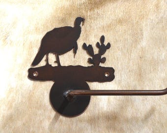 Rustic Turkey Toilet Paper Holder: Lodge Bath Hardware