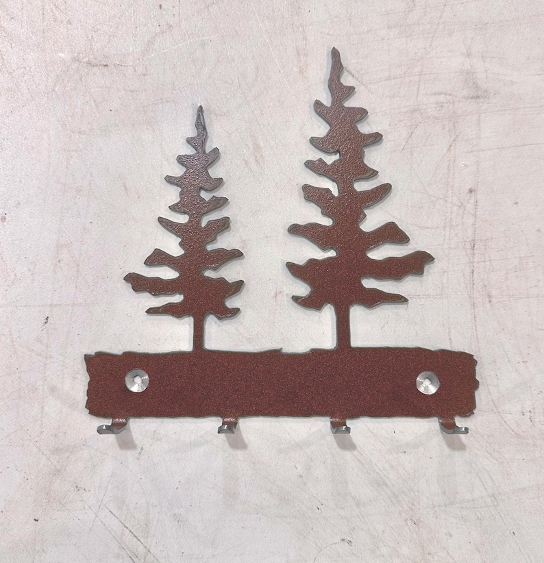 Rustic Key Hanger: Tree Entry Organizer, Lodge Home Decor, Key Holder ...