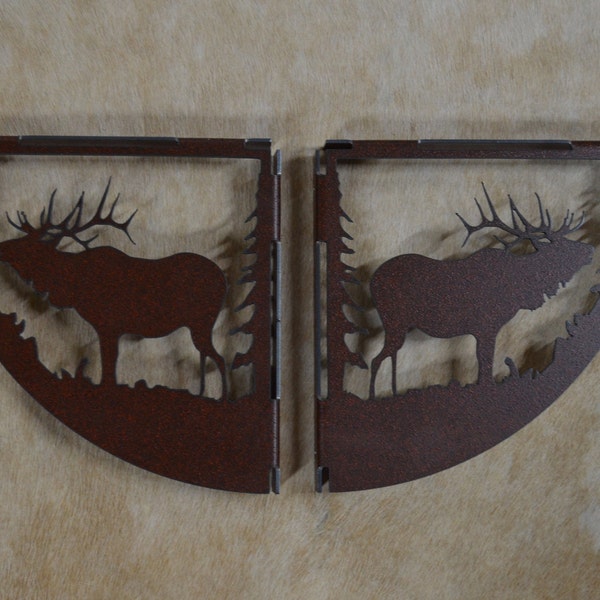 SET of 3 Shelf Brackets ANY STYLE Shelf Brackets Bear Moose Deer Elk Gift Metal Shelf Bracket Set Rustic Lodge Decor Gift Cornice