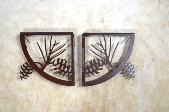Upper Deck Moose Cast Iron Shelf Brackets – Rustic Cabin Lodge Decor – Set Of 2 (7")
