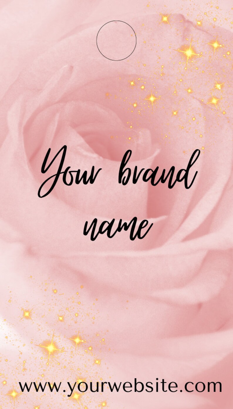 Editable Clothing Hang Tag Template Clothing Tags Hang Tag Etsy Canada