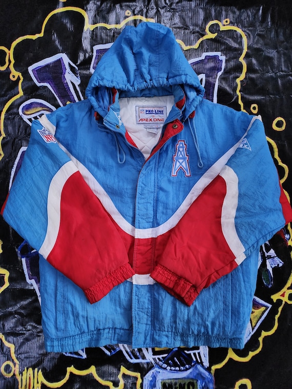 Vintage 1990s Houston Oilers Apex One Jacket Large