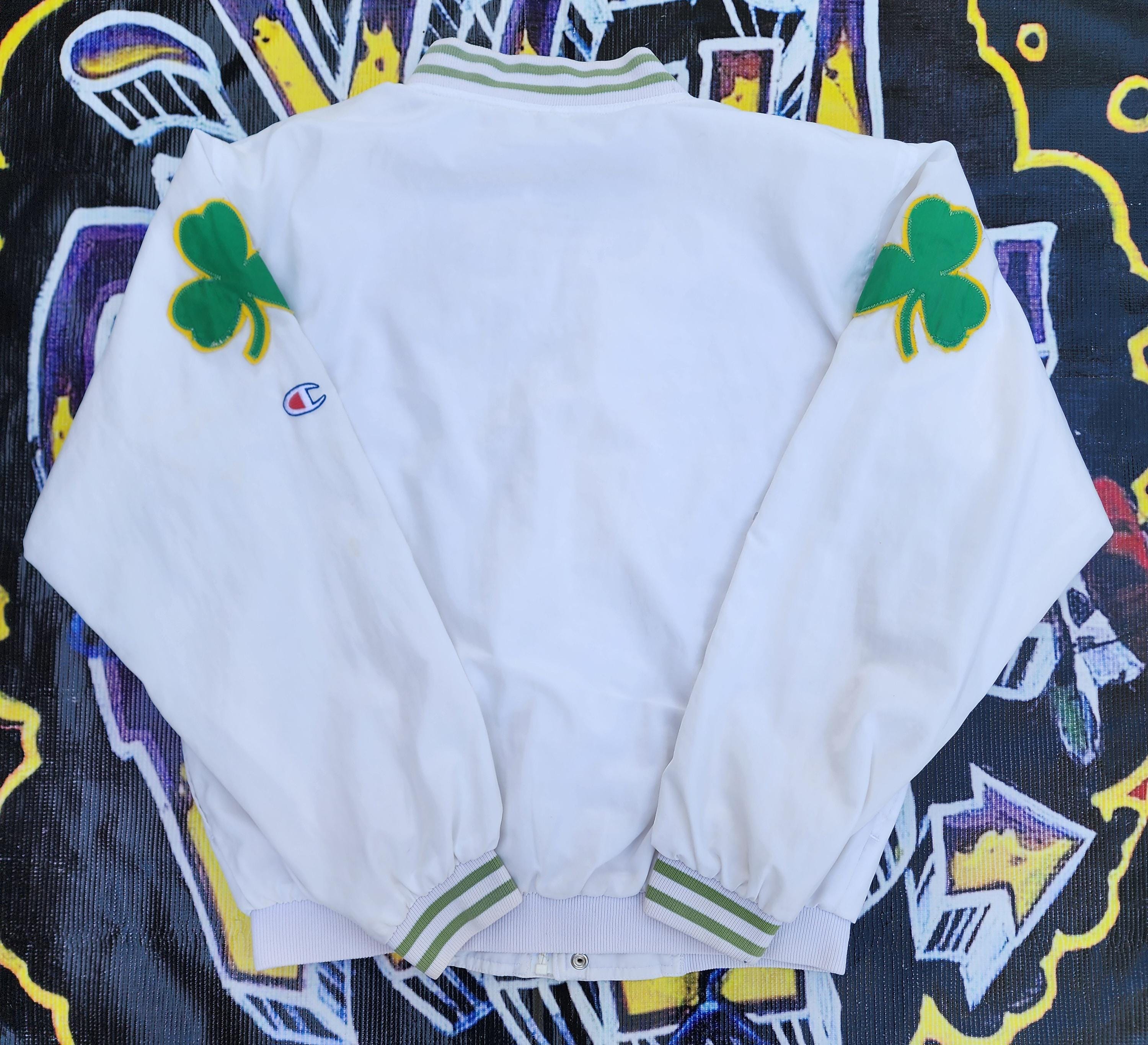 Vintage 1990s Boston Celtics Champion Light Lined Warm up Jacket 