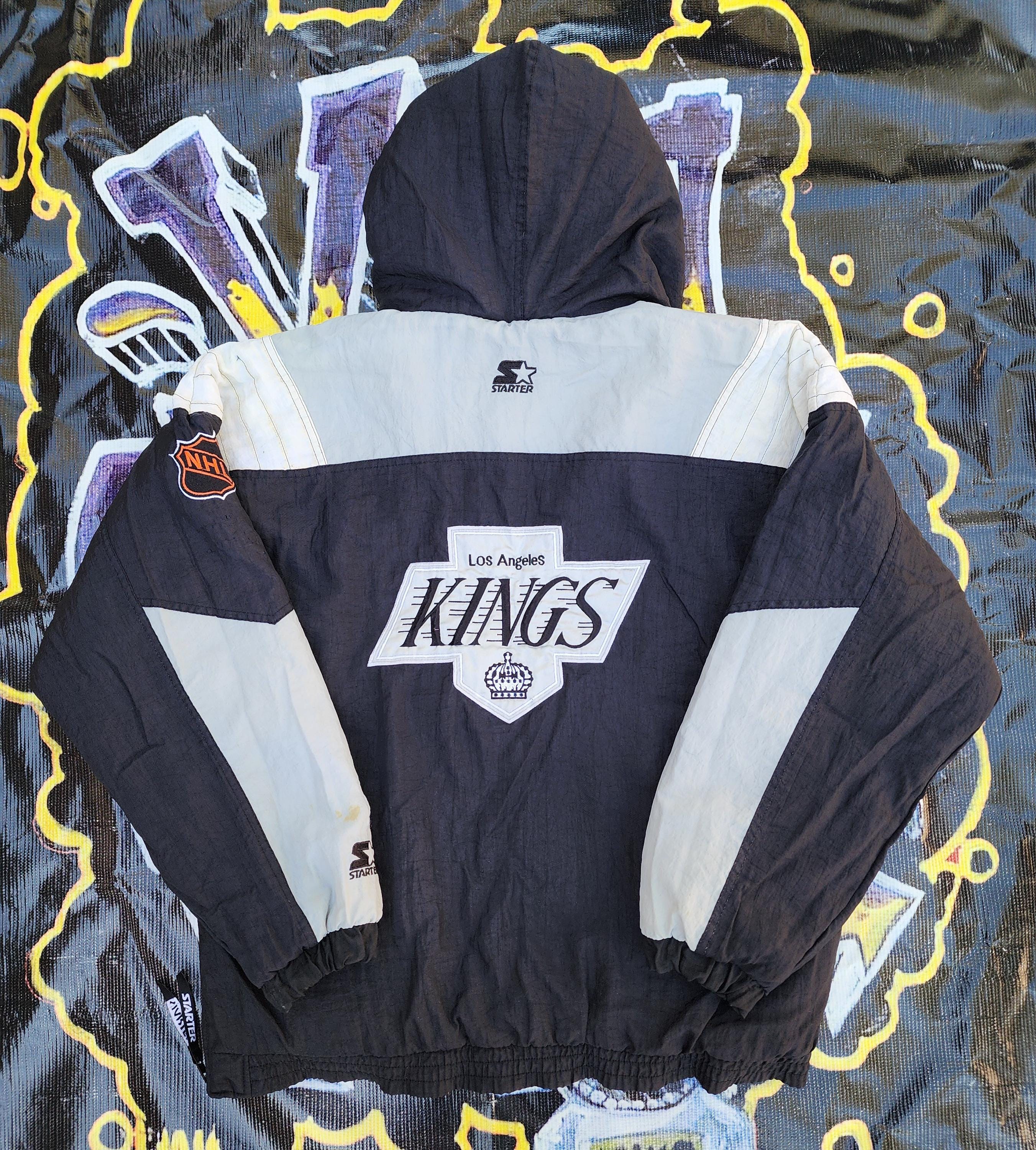 Vintage 1990s Los Angeles Kings Starter Pouch Color Block Jacket