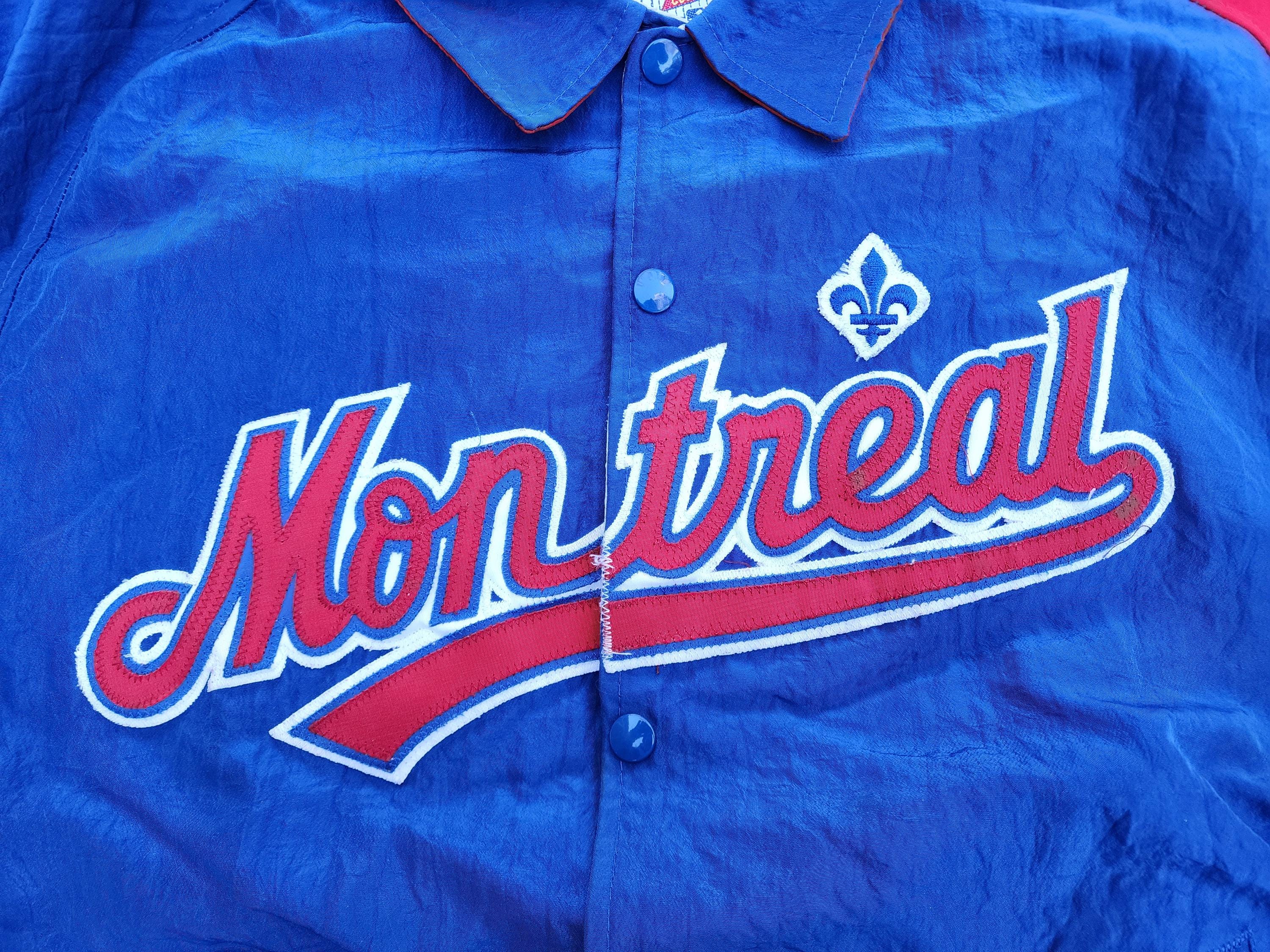 Vintage 90s Montreal Expos Starter Nylon Jacket XL - Etsy