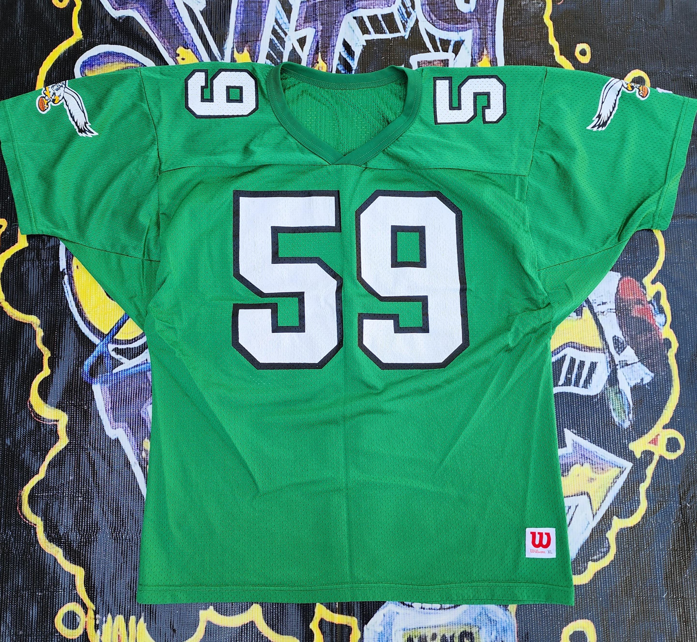 Vintage 1990s Philadelphia Eagles Wilson Jersey #59 Mike Mamula
