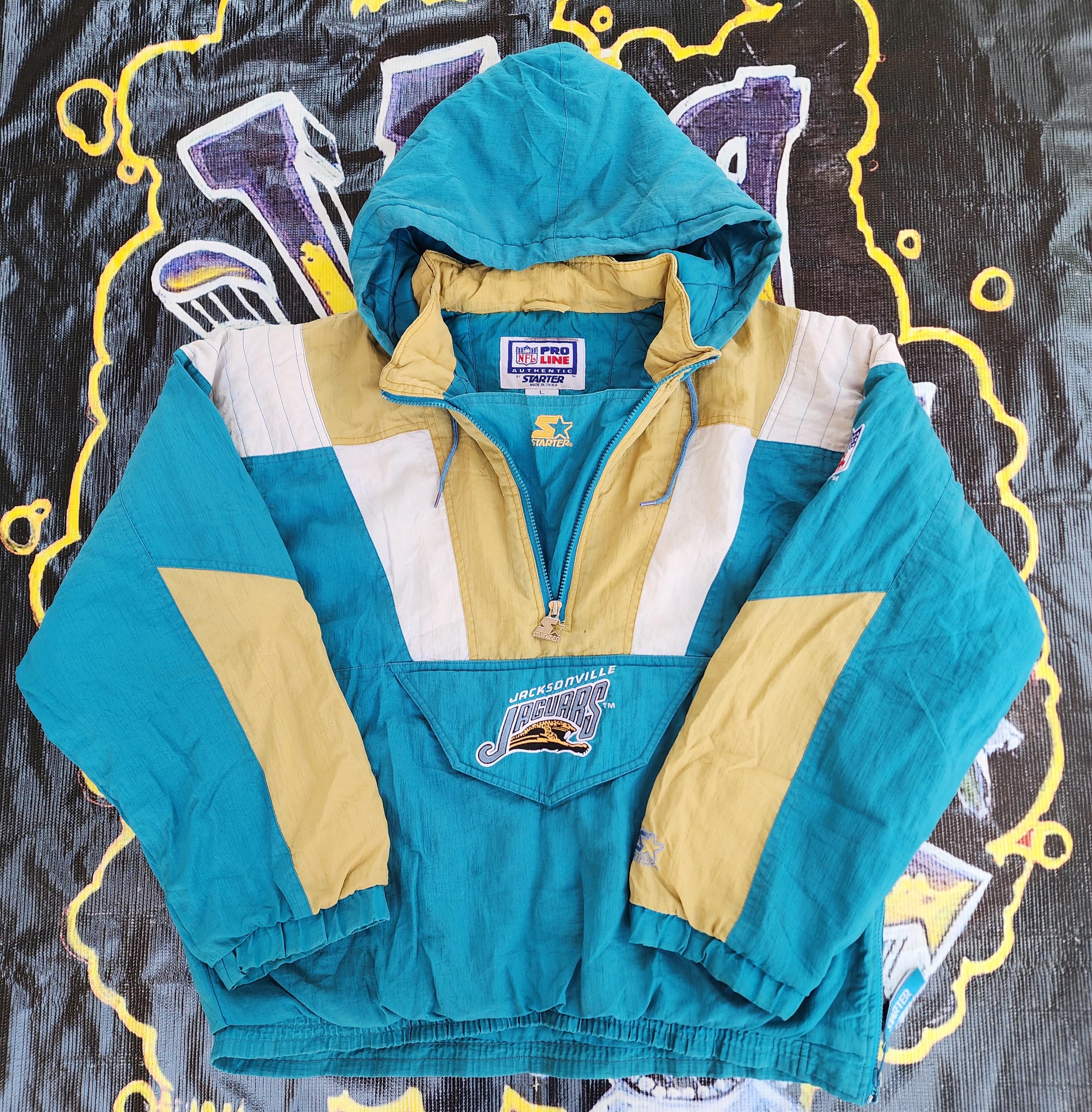 Jacksonville Jaguars Starter Nfl Pullover Jackets Vintage 90s NFL