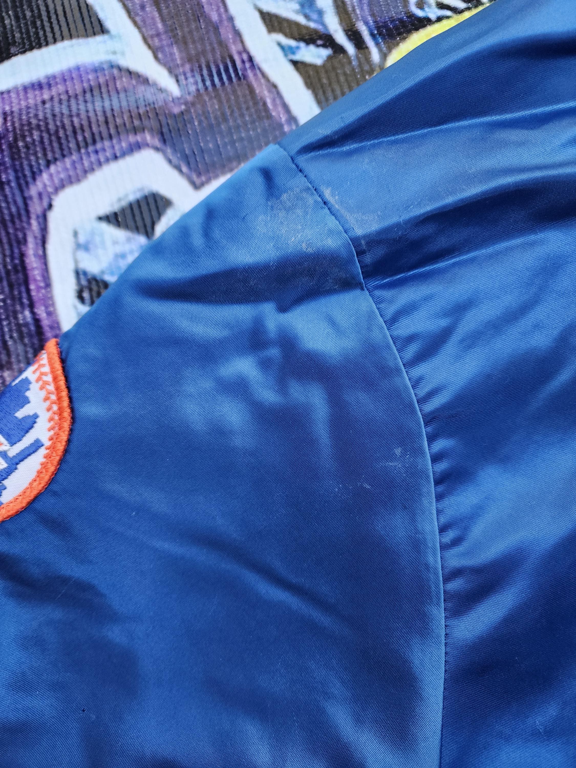 Vintage 80s 90s New York Mets Pyramid Satin Bomber Jacket Large - Etsy