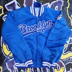 Blouson Bombardier Vintage Brooklyn Dodgers – Majestic, Taille Homme XXL, Rare