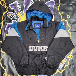Vintage Duke Blue Devils Champs Puffer Jacket - Sz M - 90s