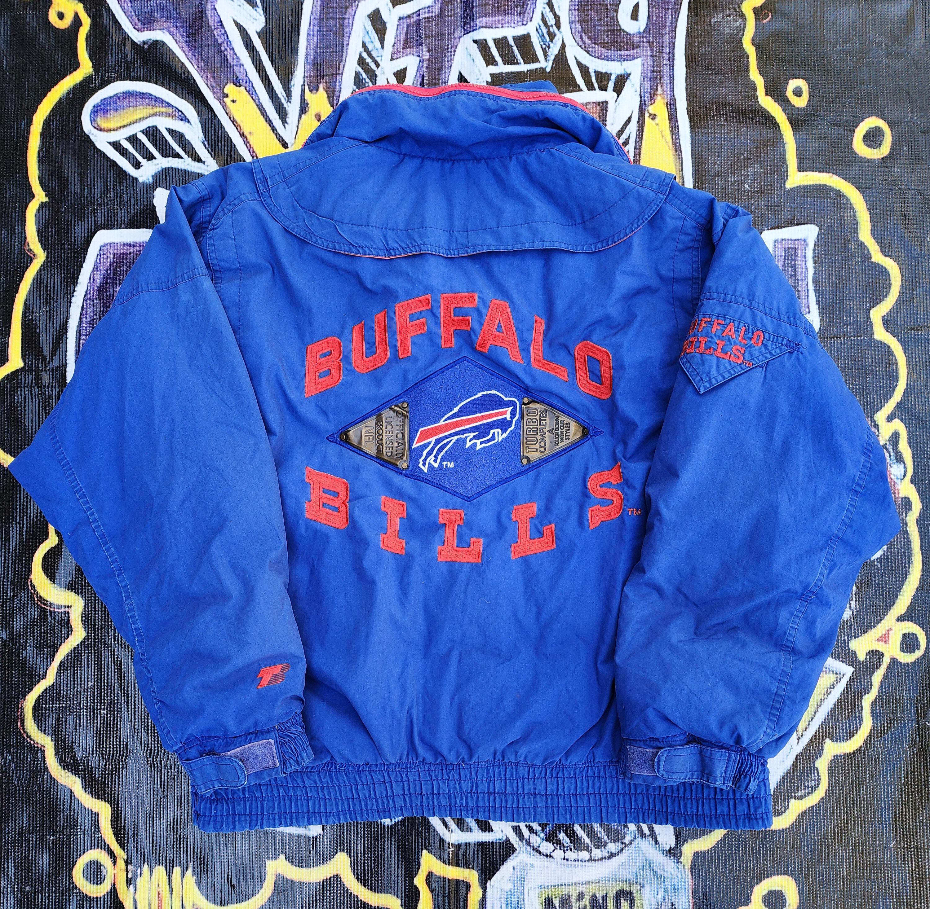 Vintage 80s 90s Buffalo Bills Triple F.A.T. Goose Down Puffer