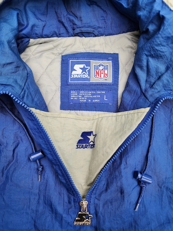Vintage 90s Detroit Lions Starter Pouch Jacket L Vtg NFL - Etsy