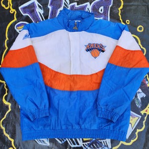 Vintage 1990s New York Knicks Apex One Wave Jacket Large