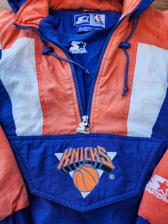 Vintage 1990s New York Knicks Starter Pouch Jacke… - image 2