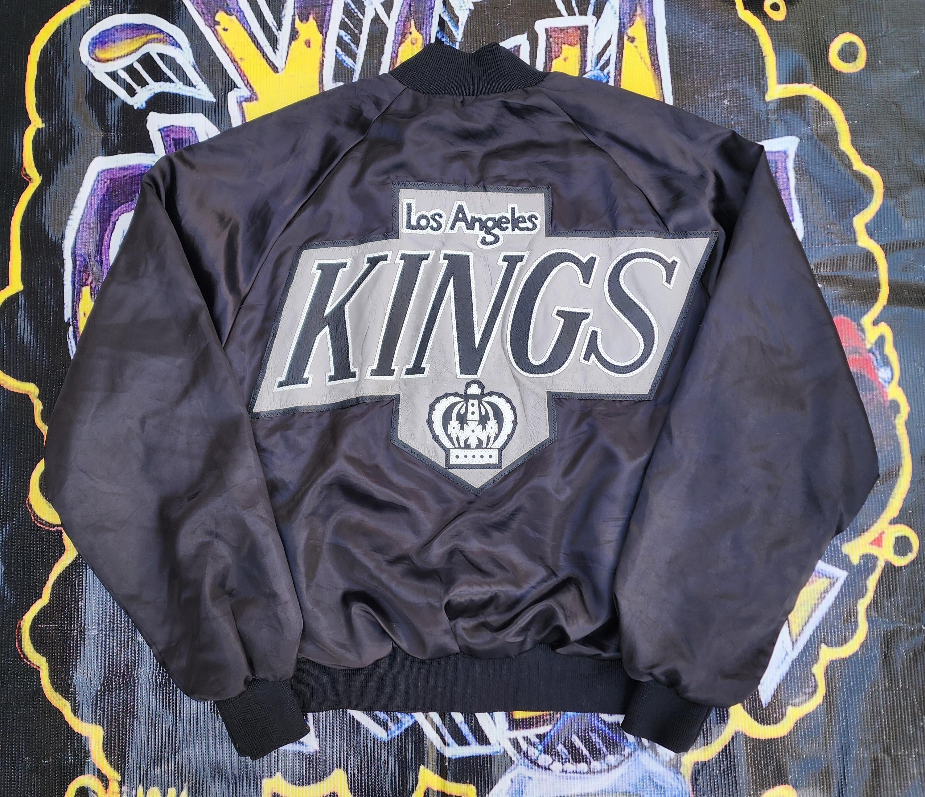 Rare!!! Vintage 90s Los Angeles LA Kings Auburn Sportswear Satin 