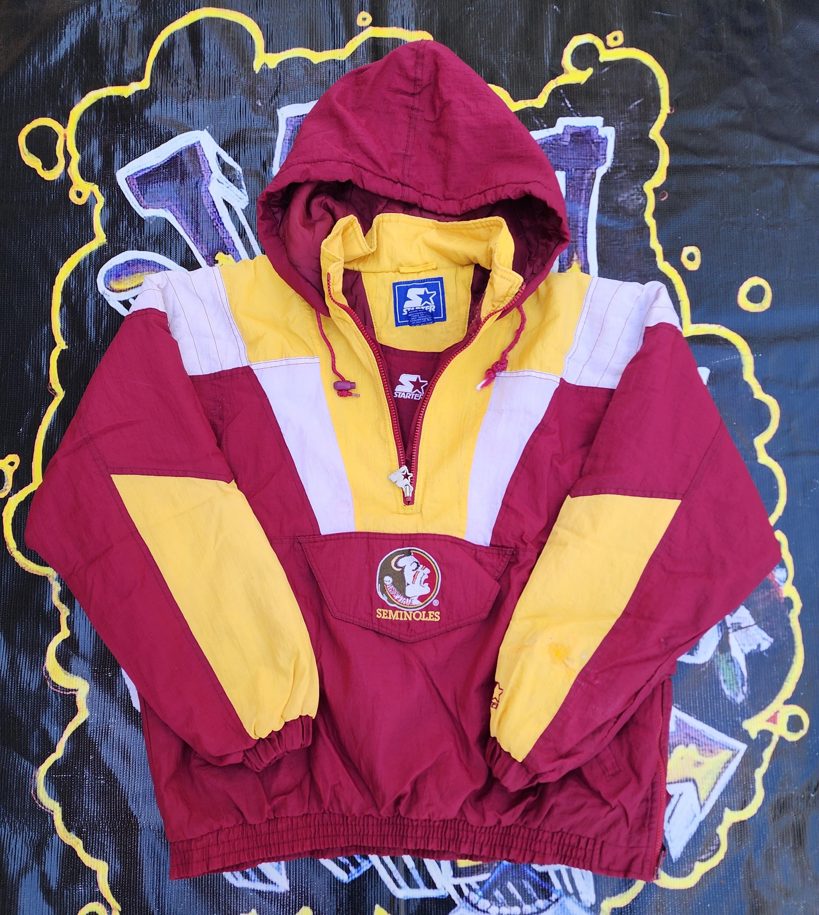 Vintage 1990s Florida State Seminoles Starter Pouch Color Block