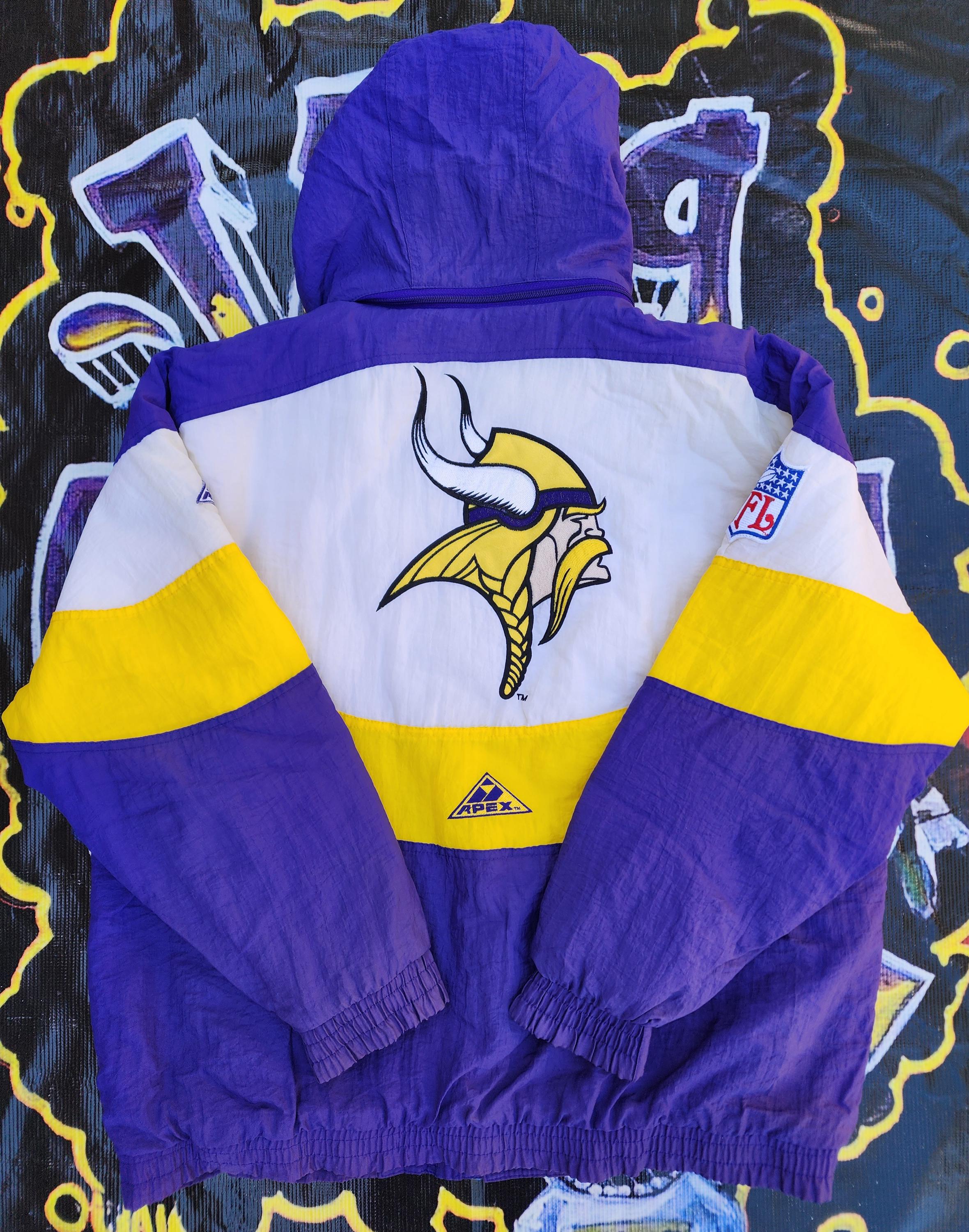 champion × Minnesota Vikings アウター Men's New Era Purple Minnesota Vikings Combine Authentic