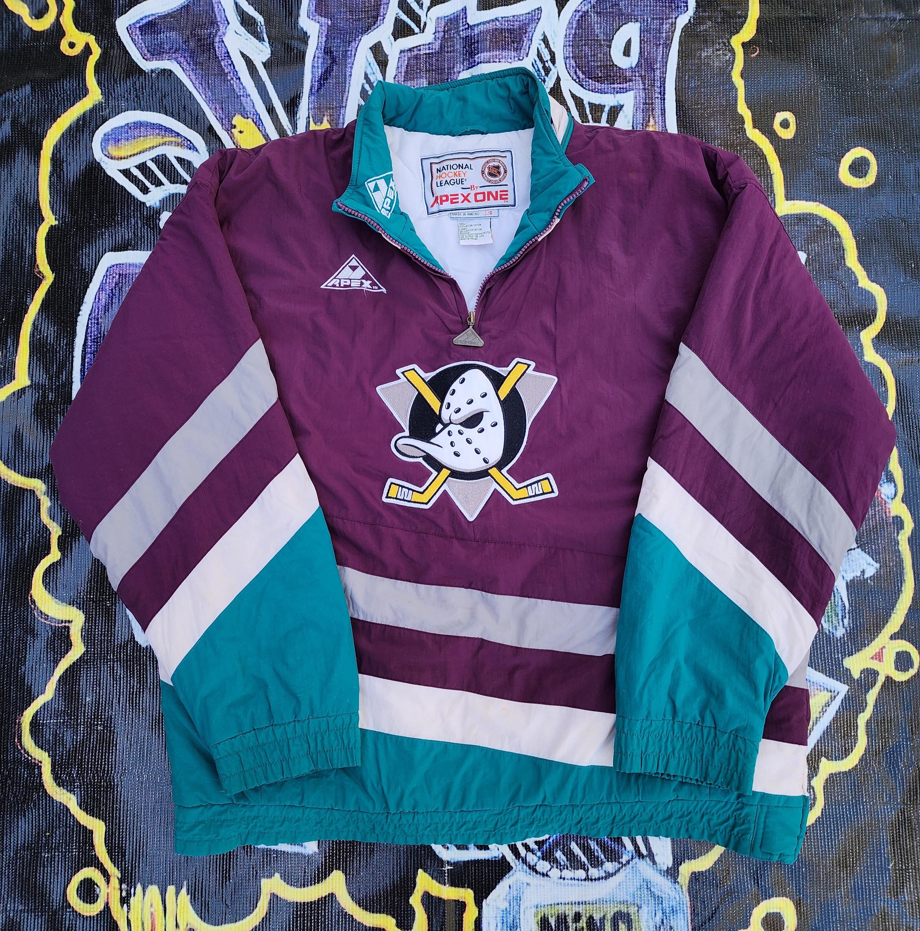 Vintage 90s Anaheim Mighty Ducks Apex One Puffer Jacket L/XL - Etsy
