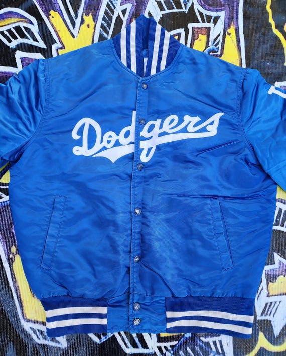Vintage 80s Los Angeles Dodgers Eastport Satin Bomber Jacket L - Etsy
