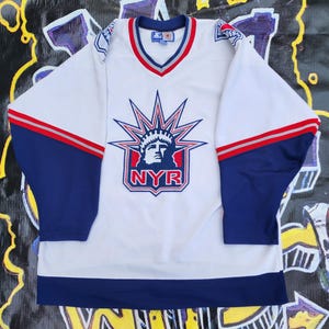 Vintage 1990s New York Rangers Starter Jersey L Large