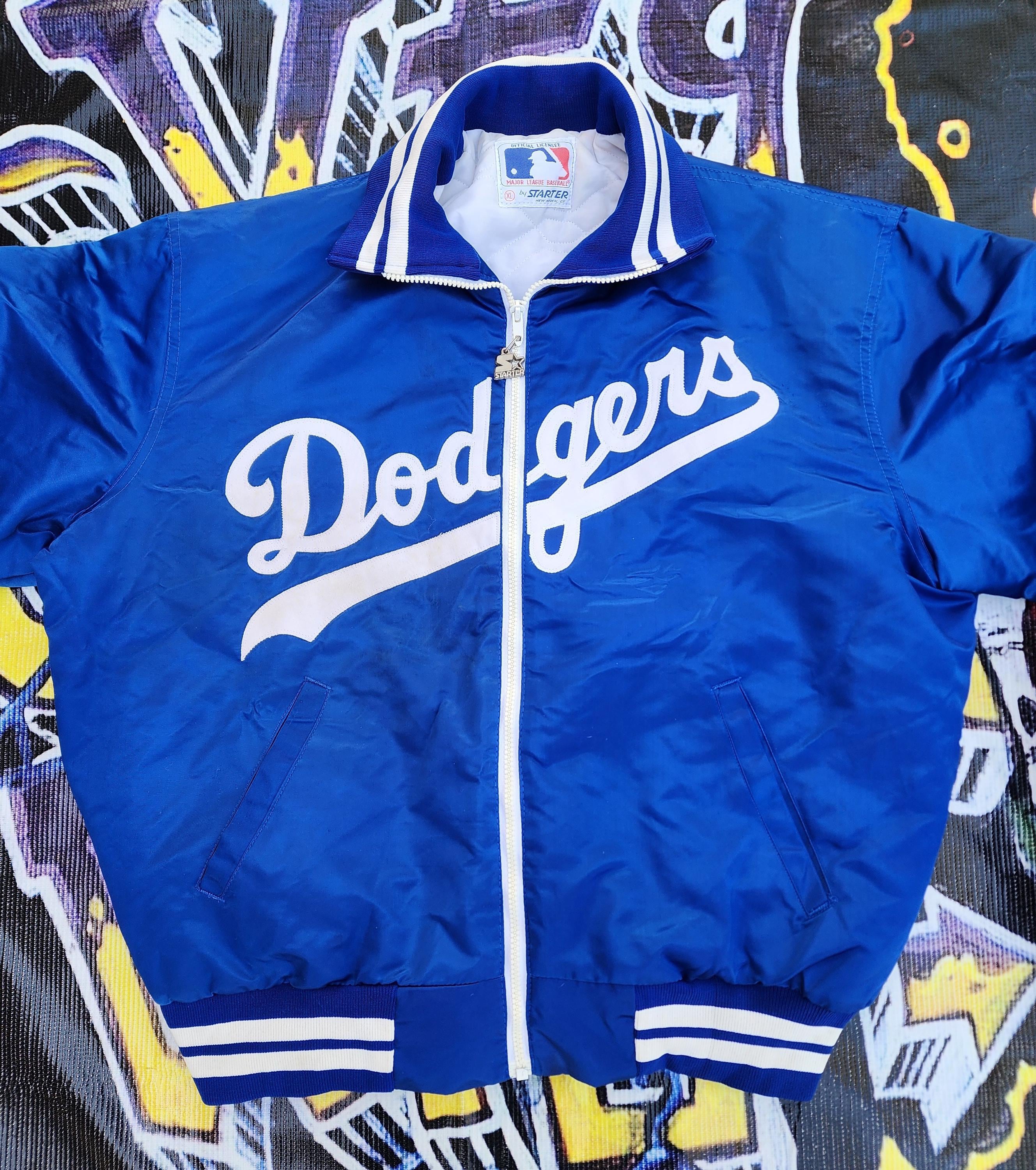 Vintage 1990s Los Angeles LA Dodgers Starter Satin Jacket XL - Etsy